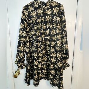 SMAK Parlour / Unique Vintage floral print mini dress - size 1x